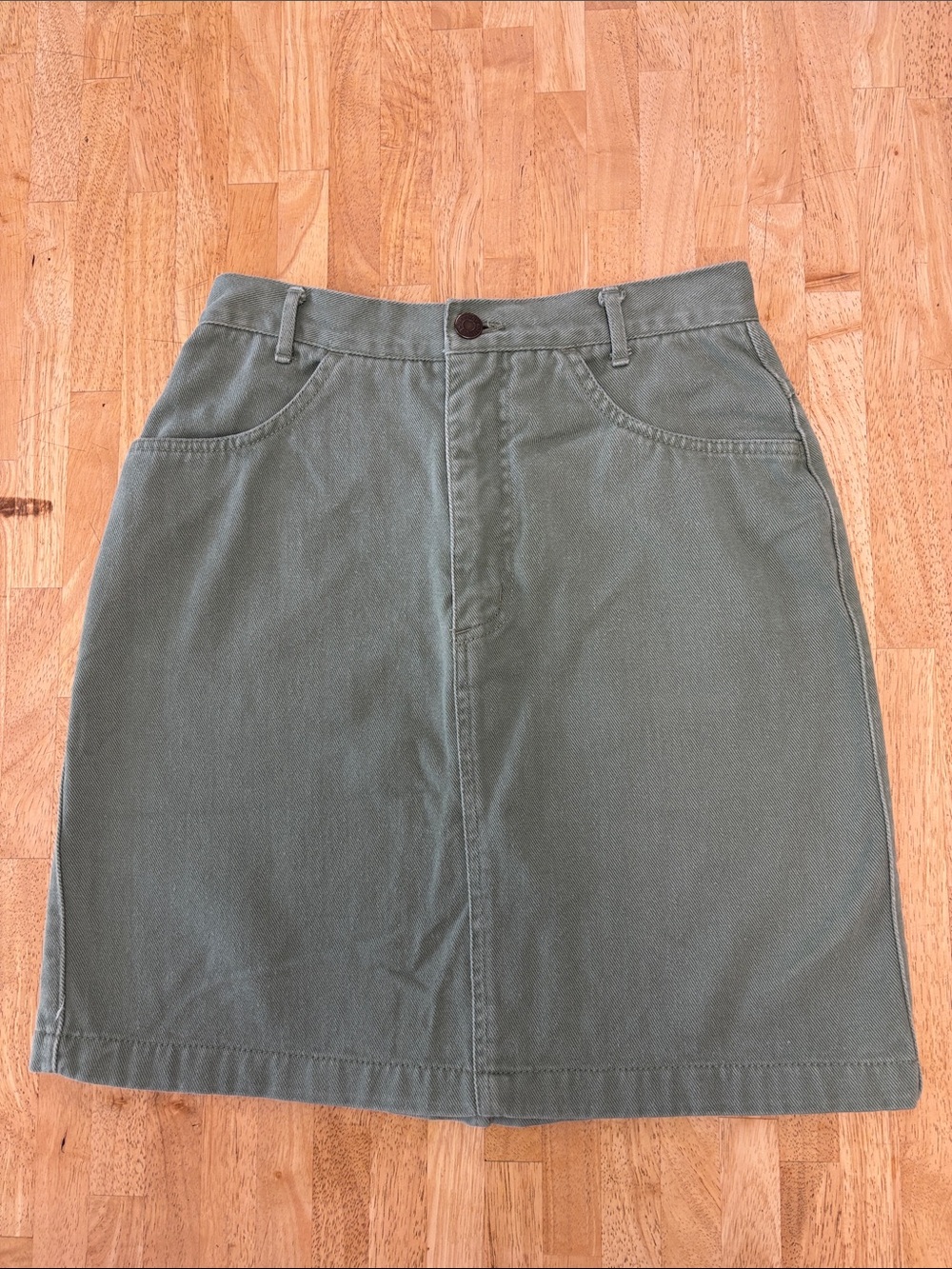 GAP Olive Green A-Line Skirt